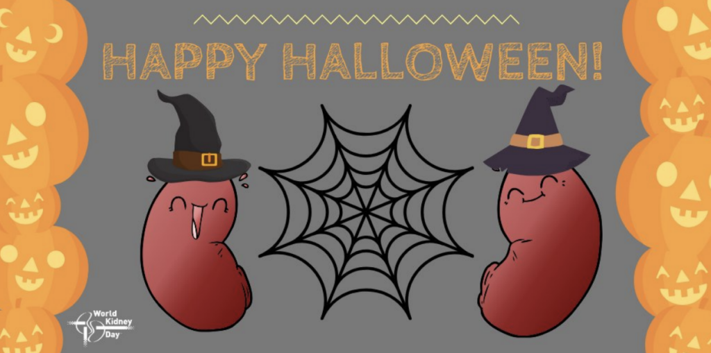 Kidney Cartoon Animations With a Halloween Theme